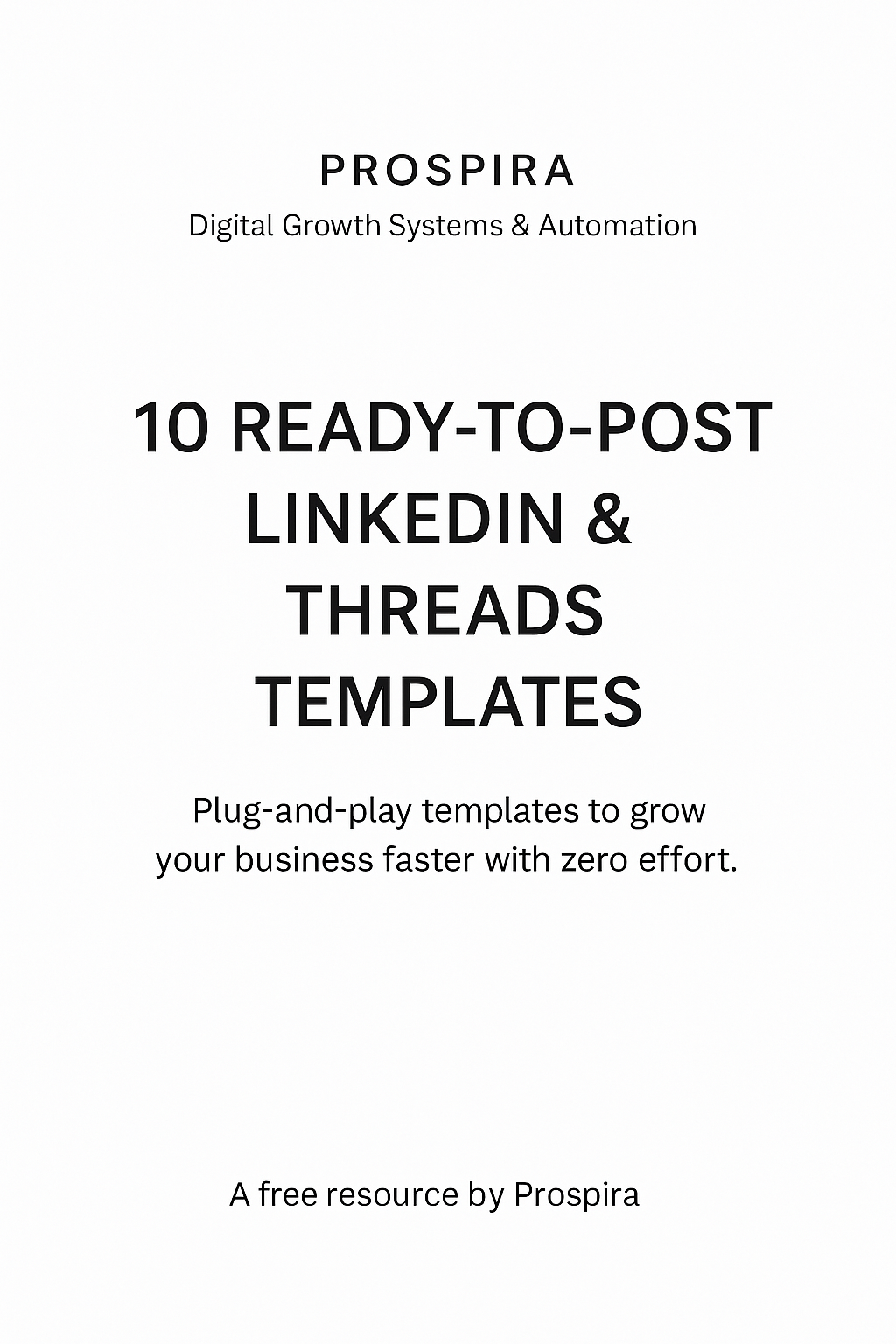 10 High-Converting LinkedIn & Threads Templates